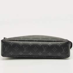 Pre Owned Louis Vuitton Monogram Eclipse Canvas Pochette Voyage Souple