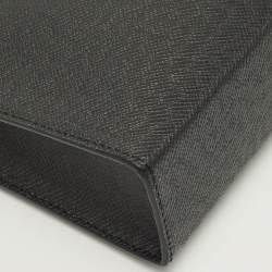 Pre Owned Louis Vuitton Black Taiga Leather Pochette Voyage