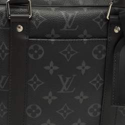 Pre Owned Louis Vuitton Monogram Eclipse Canvas Porte Documents Voyage PM Bag