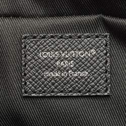 Pre Owned Louis Vuitton Black Taiga Leather Porte Documents Voyage PM Bag