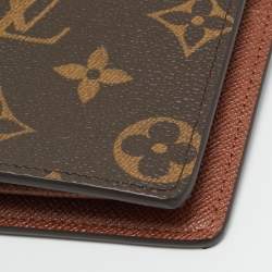 Pre Owned محفظة لوى فيتون برازا كانفاس مونوغرامية 