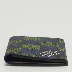 Pre Owned Louis Vuitton Blue/Green Damier Heritage Canvas Pocket Organizer