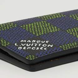 Pre Owned Louis Vuitton Blue/Green Damier Heritage Canvas Pocket Organizer