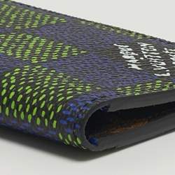 Pre Owned Louis Vuitton Blue/Green Damier Heritage Canvas Pocket Organizer