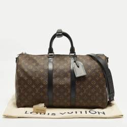 مملوكة مسبقًا حقيبة لويس فيتون كيبال باندوليير كانفاس موناogram مكاسار 45