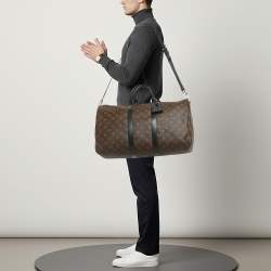 مملوكة مسبقًا حقيبة لويس فيتون كيبال باندوليير كانفاس موناogram مكاسار 45