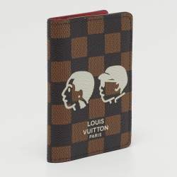 Pre Owned Louis Vuitton x Nigo Damier Ebene Canvas Pocket Organizer