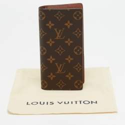 Pre Owned Louis Vuitton Brazza Monogram Canvas Long Wallet