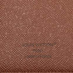 Pre Owned Louis Vuitton Brazza Monogram Canvas Long Wallet