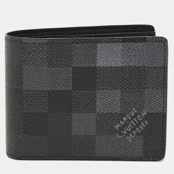 Pre Owned Louis Vuitton Slender Damoflage Canvas Wallet