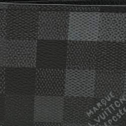 Pre Owned Louis Vuitton Slender Damoflage Canvas Wallet