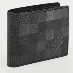 Pre Owned Louis Vuitton Slender Damoflage Canvas Wallet