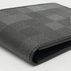 Pre Owned Louis Vuitton Slender Damoflage Canvas Wallet