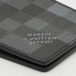 Pre Owned Louis Vuitton Slender Damoflage Canvas Wallet