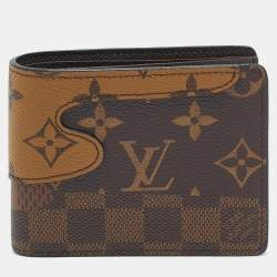 Pre Owned Louis Vuitton Slender Monogram Landscape Canvas Bifold Wallet