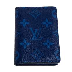 Louis Vuitton Cobalt Monogram Coated Canvas Taïgarama Pocket Organizer