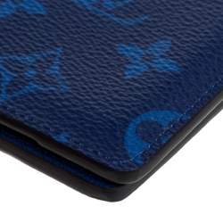 Louis Vuitton Cobalt Monogram Coated Canvas Taïgarama Pocket Organizer