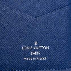Louis Vuitton Cobalt Monogram Coated Canvas Taïgarama Pocket Organizer