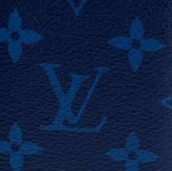 Louis Vuitton Cobalt Monogram Coated Canvas Taïgarama Pocket Organizer
