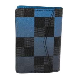 Louis Vuitton Blue Damier Graphite Giant Canvas Pocket Organiser