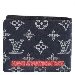 Louis Vuitton Ink Monogram Canvas Upside Down Multiple Bifold Wallet
