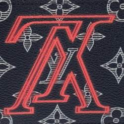 Louis Vuitton Ink Monogram Canvas Upside Down Multiple Bifold Wallet