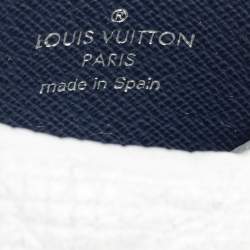 Pre Owned Louis Vuitton Navy Blue Epi Leather Card Holder