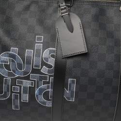 مملوكة مسبقًا Louis Vuitton Damier Graphite Canvas Keepall Bandouliere 50 Bag