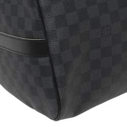 مم لوكة مسبقًا Louis Vuitton Damier Graphite Canvas Keepall Bandouliere 50 Bag