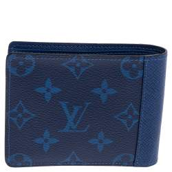 Louis Vuitton Monogram Pacific Canvas and Taiga Leather Multiple Wallet