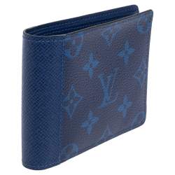 Louis Vuitton Monogram Pacific Canvas and Taiga Leather Multiple Wallet