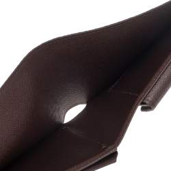 مملوكة مسبقًا Louis Vuitton Brown Damier Ebene Canvas Florin Bifold Wallet