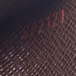 مملوكة مسبقًا Louis Vuitton Brown Damier Ebene Canvas Florin Bifold Wallet