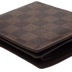 مملوكة مسبقًا Louis Vuitton Brown Damier Ebene Canvas Florin Bifold Wallet