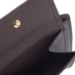 مملوكة مسبقًا Louis Vuitton Brown Damier Ebene Canvas Florin Bifold Wallet