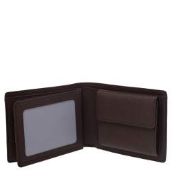 مملوكة مسبقًا Louis Vuitton Brown Damier Ebene Canvas Florin Bifold Wallet
