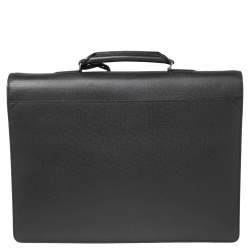 مملوكة مسبقًا حقيبة عمل لوي فيتون أسوسي كارتيبل 1 جلد تاغيا أسود