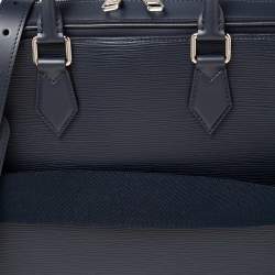 Pre Owned Louis Vuitton Navy Blue Epi Leather Dandy MM Briefcase