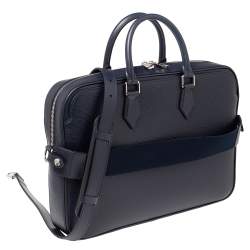 Pre Owned Louis Vuitton Navy Blue Epi Leather Dandy MM Briefcase