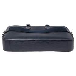Pre Owned Louis Vuitton Navy Blue Epi Leather Dandy MM Briefcase