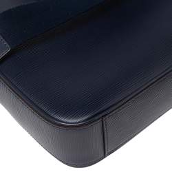 Pre Owned Louis Vuitton Navy Blue Epi Leather Dandy MM Briefcase