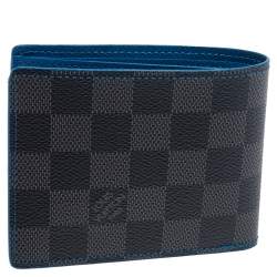 مملوكة مسبقًا Louis Vuitton Damier Graphite Canvas Slender Wallet