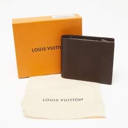 Louis Vuitton Brown Leather Multiple Wallet