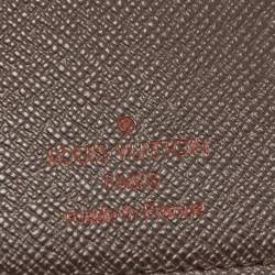 Pre Owned Louis Vuitton Damier Ebene Canvas Bifold Wallet