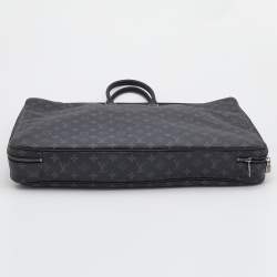 Pre Owned Louis Vuitton Monogram Eclipse Canvas Two Hanger Garment Cover