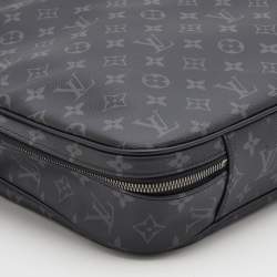 Pre Owned Louis Vuitton Monogram Eclipse Canvas Two Hanger Garment Cover
