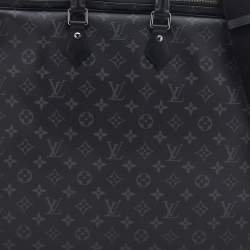 Pre Owned Louis Vuitton Monogram Eclipse Canvas Two Hanger Garment Cover