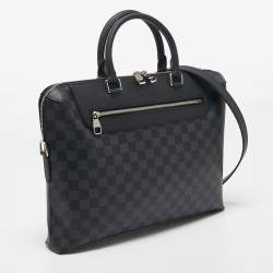 Pre Owned Louis Vuitton Damier Graphite Canvas Porte Documents Jour Bag