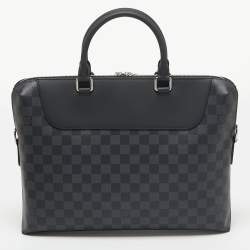 Pre Owned Louis Vuitton Damier Graphite Canvas Porte Documents Jour Bag