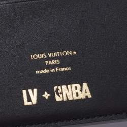 Pre Owned Louis Vuitton x NBA Black Taurillon Monogram Leather Multiple Wallet